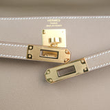 Hermes Kelly Elan Etoupe GHW - W
