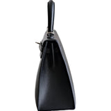 HERMES KELLY 25 NOIR PHW