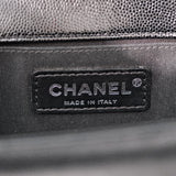 Chanel Le Boy Old Medium Black RHW - s28