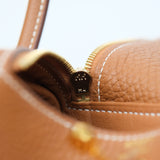 Hermes Mini Lindy Gold GHW - B