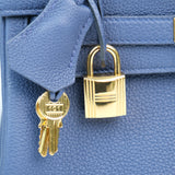 HOLD | Hermes Kelly 25 Blue Nuit GHW - W