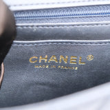 Chanel Mini Rec Top Handle Dark Navy - (MICROCHIP)