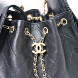 Chanel 25 Small Black Caviar GHW - (MICROCHIP)