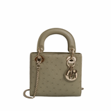 Lady Dior Mini Ostrich