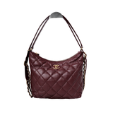 Chanel Burgundy Tote GHW - (MICROCHIP)