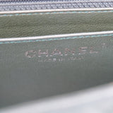 Chanel Mini Square Green Caviar SHW - s24