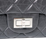 HOLD | Chanel Double Flap Reissue Black SHW - s11