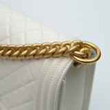 Chanel Le Boy Old Medium White - (MICROCHIP)