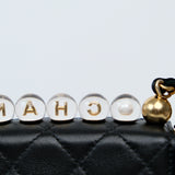 Chanel Seasonal Flap with Clear Pearls