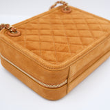 HOLD | Chanel Camera Case Suede GHW