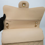 Chanel Double Flap Jumbo Beige Claire GHW - s14