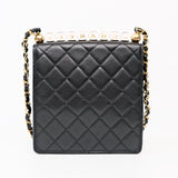 Chanel Seasonal Flap with Clear Pearls