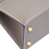 Hermes Mini Kelly Etoupe GHW - Z