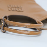 Miu Miu Ivy Tote Small Caramel