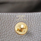 HOLD | Hermes Mini Lindy Etoupe GHW - B