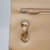 Chanel Double Flap Jumbo Beige Claire GHW - s14