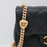 Chanel Mini Sweetheart Flap Black Caviar GHW