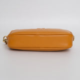 Miu Miu Leather Pouch Pomegranate Yellow