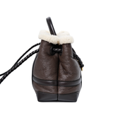 Bottega Venetta Andiamo Small Aviator Brown