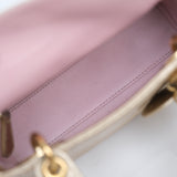 Dior Mini Lady D Phython Gold