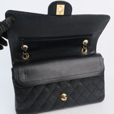 Chanel Double Flap Medium Black s13