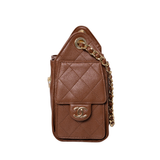 Chanel 25 Mini Caramel Brown GHW - (BRANDNEW)