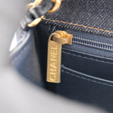 Chanel Mini Rectangle Denim GHW - (UNUSED)