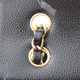 Chanel Double Flap Small Black Caviar GHW - (MICROCHIP)