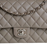 Chanel Double Flap Medium Dark Beige GHW - (MICROCHIP)