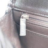 Chanel Mini Square Dark Brown SHW - s26