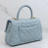 Chanel Coco Handle Small Blue -Microchip (2022)