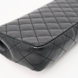 Chanel East West Flap Black Caviar SHW - s10