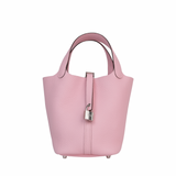 Hermes Picotin 18 Rose Sakura PHW - B