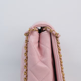 Chanel Neverending Chain Medium Flap Pink - (MICROCHIP)