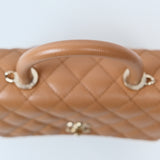 Chanel Coco Handle Caramel GHW -s31