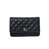 Chanel Classic WOC Black Caviar GHW - (MICROCHIP)