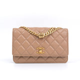 Chanel WOC Coco Crush Dark Beige - (MICROCHIP)