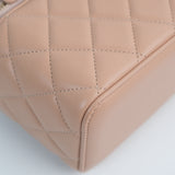 Chanel Vanity Top Handle Pink Beige - s31