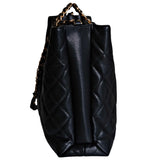Chanel Large CC Shopping Tote Black GHW - (MICROCHIP)