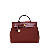 Hermes Herbag 31 Zip Rouge H