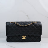 HOLD | Chanel Double Flap Medium Black GHW - (MICROCHIP)