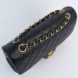 Chanel Double Flap Medium Black s13