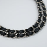 Chanel Double Flap Medium Black SHW - s11