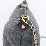 Chanel 21s Distressed Hobo Bag Black -s31