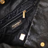 HOLD | Chanel 22 Medium Caviar Black GHW - (MICROCHIP)