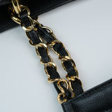 Chanel GST Black Caviar GHW - s19