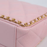 Chanel Neverending Chain Medium Flap Pink - (MICROCHIP)