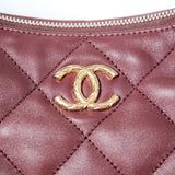 Chanel Burgundy Tote GHW - (MICROCHIP)