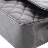 Chanel Double Flap Medium Black SHW - (MICROCHIP)