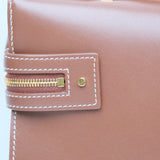 Loro Piana Extra Clutch L36 Burnt Tan/Sun Gold - (BRANDNEW)